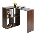 thumbnail image 3 of Homylin L Shaped Desk 35.4" Corner Desk With Storage Shelves, 3 of 7