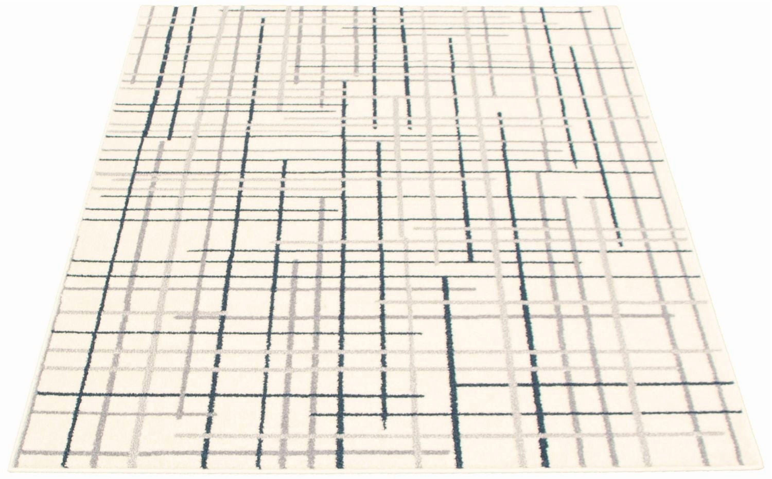 ECARPET Abstract Striped Area Rug, Modern Indoor Carpet Tessa Collection