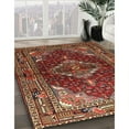 thumbnail image 2 of Ahgly Company Indoor Square Traditional Saffron Red Persian Area Rugs, 4' Square, 2 of 6