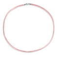thumbnail image 2 of Bling Jewelry Womens Pink Satin Silk Cord Necklace with Silver Lobster Clasp for Men Multiple Lengths, 2 of 4