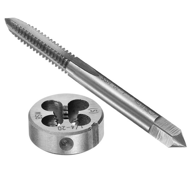 1 Set of Die Tap Hand Tap Die Set Hand Threading Tool Screw Tap