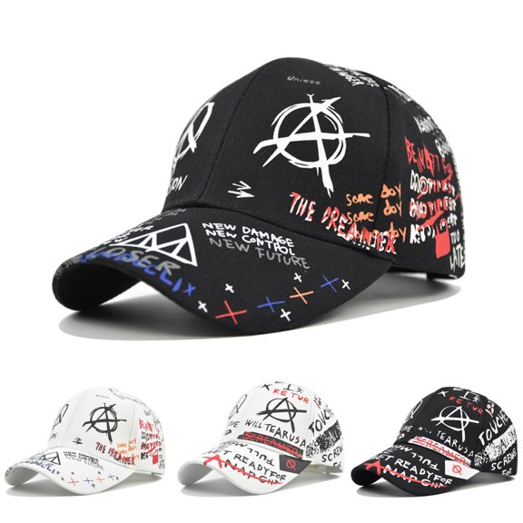 Summer Sales Under $5 Dark Gray Trucker Hats GIJNRIUIUA Men and Women Casual Regular Youth Retro Letters Love Colorful High Street Cap Baseball Cap Women's Hats & Caps