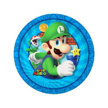 Super Mario Bros. Luigi Dessert Plates (8)