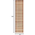 thumbnail image 2 of LDHF Equinox Collection Rug – 2' 7 x 10' Runner Light Brown Low Rug Perfect for Hallways, Entryways, 2 of 4