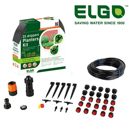 Dragonfly Dripper - Elgo 25 Dripper Planters Kit for gardens and patio plants