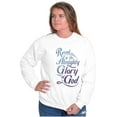 thumbnail image 4 of Revel in the Almighty Glory of God Women Crewneck Sweatshirt Brisco Brands S, 4 of 6