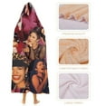 thumbnail image 3 of Selena Quintanilla Hooded Blanket Poncho, Wearable Hooded Blanket Cozy Soft Warm Plush Fleece Blanket for Adult Women Men, 3 of 7