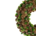 thumbnail image 5 of Northlight MIni Pinecone and Berries Small Frosted Christmas Wreath - 13" - Unlit, 5 of 7
