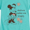 thumbnail image 3 of Disney - Minnie Nature Makes Me Happy - Toddler & Youth Girls Short Sleeve Graphic T-Shirt, 3 of 5