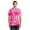 Pink, variant on Adult Male Men Dye Short Sleeves T-Shirt Neon Rainbow 3X-Large