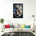 thumbnail image 2 of Death Note - Framed Manga / Anime TV Show Poster (Character Collage) (Size: 25" X 37") (Metallic Blue Plastic Frame), 2 of 6