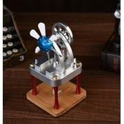 Luxelinc Hot Air Stirling Engine Model Kit M16-CF  Educational Physics Toy with Stainless Steel, Brass and Aluminum Alloy Construction - Perfect for Students, Collectors, and Desk Decor (M16-CF)