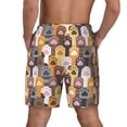 thumbnail image 2 of Lsque Mens Swim Trunks Cat Paw (2) Pattern - Bathing Suit Compression Liner - Beach Swim Shorts Swimwear - (S-3XL) - Stretch Quick Dry -Small, 2 of 9