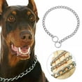 thumbnail image 2 of Pet Dog Chain Training Collar Heavy Duty Adjustable Stainless Steel Choke Collar Pet Accessories, 2 of 8