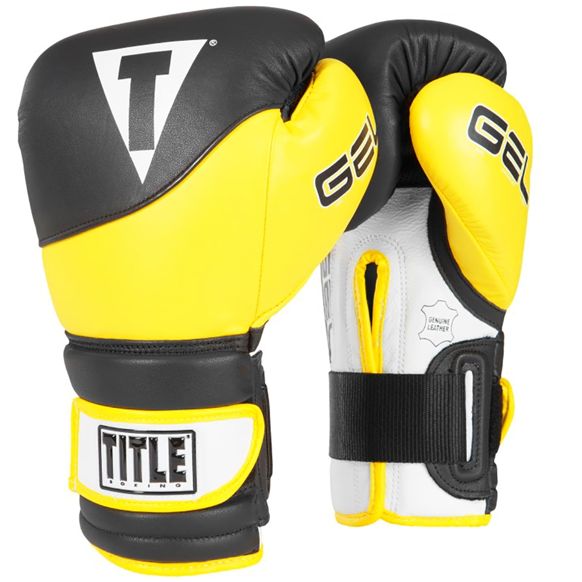 Pink/Black Title Boxing Gel Suspense Training Gloves 
