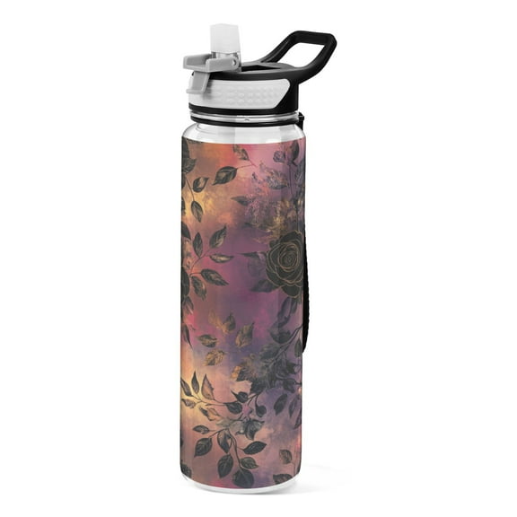 BZSMCE Sport Bottle Mystical Blooms Outdoor sports Water Bottle Size: 10.4x3in