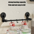 thumbnail image 4 of WRKEKC Clearance Suction Cup Bath Towel Rack - Wall-Mounted Shower Organizer with Hooks & Rod, 4 of 6