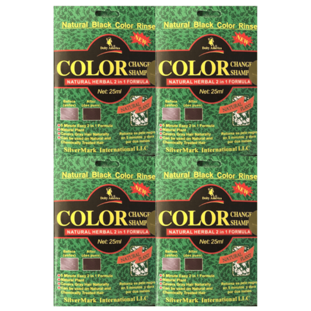 Deity America Hair Color Change Shampoo Natural Herbal 2 in 1 Formula
