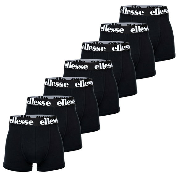 Ellesse Men Boxer Shorts Cotton Black 6Xl