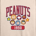 thumbnail image 3 of Peanuts - Peanuts Crew Athletic - Women's Lightweight French Terry Long Sleeve Shirt, 3 of 6