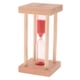 thumbnail image 3 of Temporizador de cocina de 5 minutos con marco de madera y forma de reloj de arena para cepillar. rojo, 3 of 9