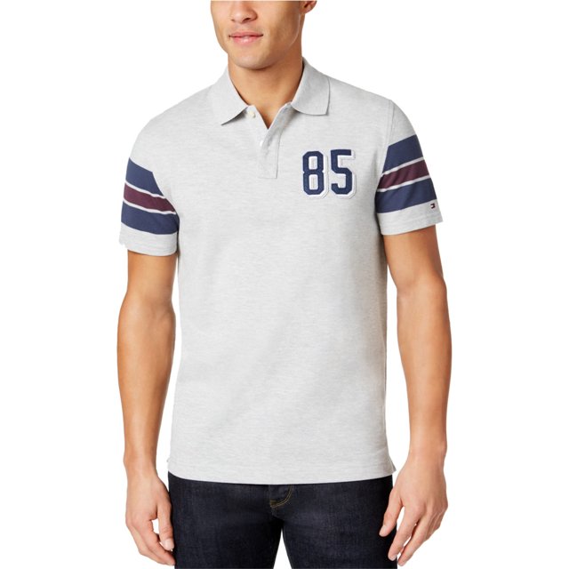 Polo de Rugby Tommy Hilfiger Maddox para hombre gris XLT