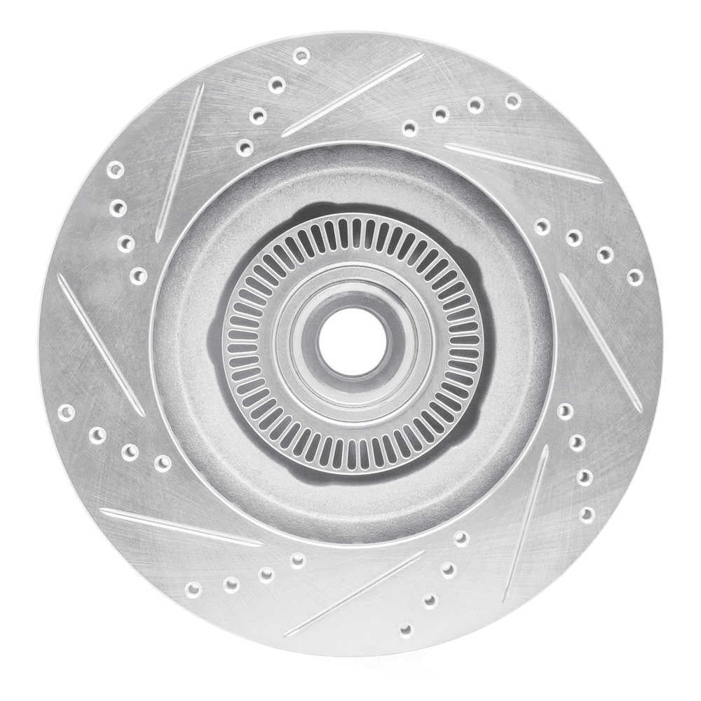 Dynamic Friction Company 631-54172R DFC Brake Rotor - Drilled And Slotted - Silver