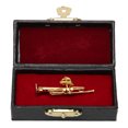 thumbnail image 2 of Trumpet Brooch, Musical Instrument Brooch Decoration Brass Retro  for Concert for Music Lover, 2 of 7