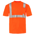 thumbnail image 2 of JORESTECH Hi-Vis Short-Sleeved Work Safety T-Shirt, TS-07 (Orange, XL), 2 of 9