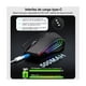thumbnail image 3 of Mouse Inalámbrico Bluetooth Recargable Ergonomía 2.4g 3modos negro líneas colores, 3 of 4