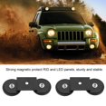 thumbnail image 1 of Noref Light Bar Mounting,Universal Magnetic Light Bar Mounting Bracket Black Holder Sucker for Car SUV,Magnet Light Base, 1 of 8