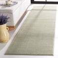 thumbnail image 2 of SAFAVIEH Revive Hyram Solid Polyester Runner Rug, Sage, 2'3" x 8', 2 of 7