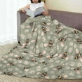 thumbnail image 6 of Zufioo Bees And Chamomile Fleece Blanket Queen Size,Plush Bed Blanket,Ultra Soft Throw Blanket,Plush Fuzzy Cozy Blanket Perfect for Bed,Couch-80"x60", 6 of 7