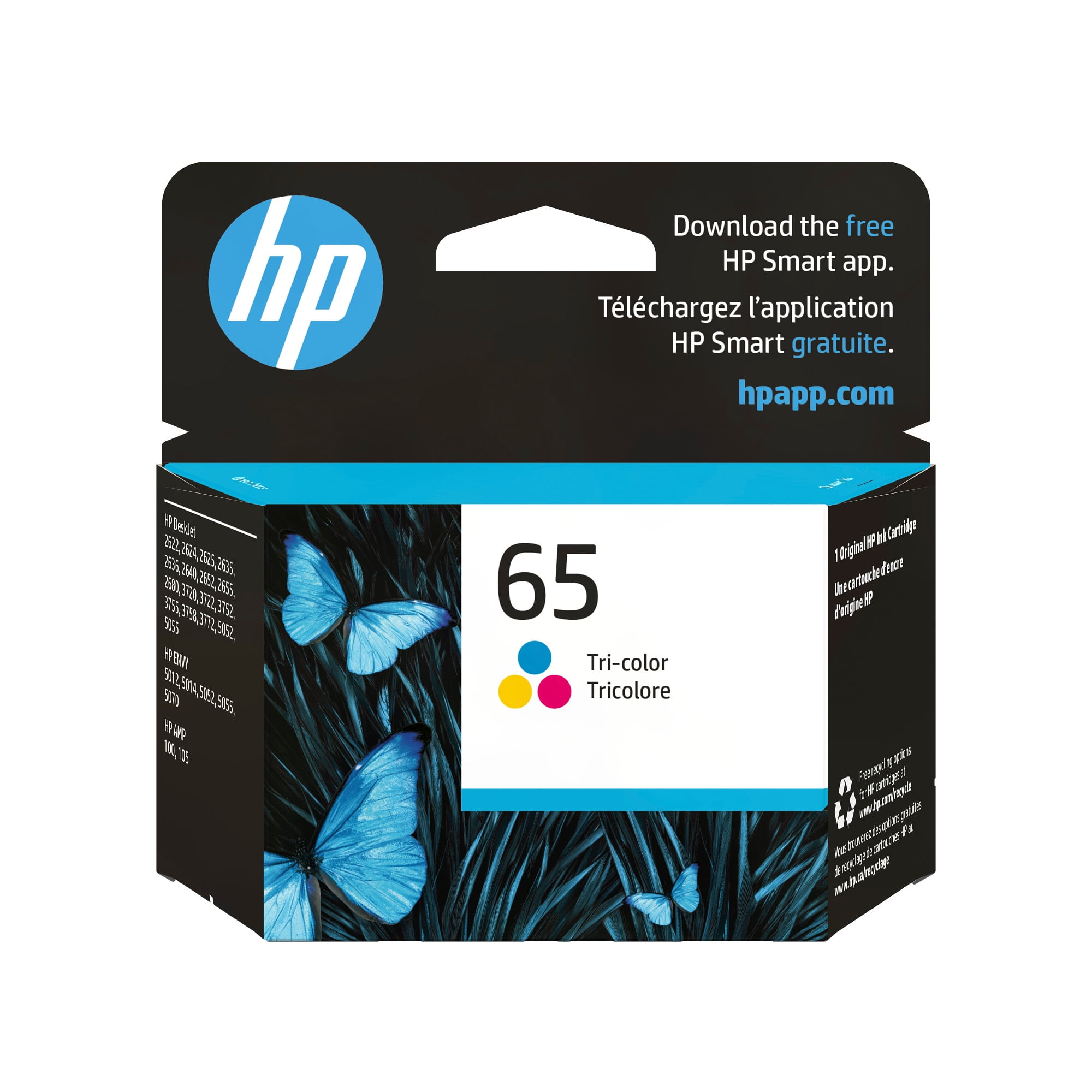 HP 61XL High Yield Original Ink Cartridge, Black and Tri-Color, 2
