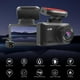thumbnail image 4 of Mini cámara para salpicadero Sony IMX415 con sensor 2160P UHD, GPS, lente dual delantera y trasera, video DVR 4K, WiFi, conexión inteligente, grabadora de cámara para coche, 4 of 5