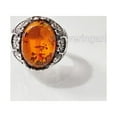 thumbnail image 3 of Baltic Amber Mans Ring, Natural Baltic Amber ring, Silver Jewelry, 925 Silver Ring, Birthday Gift, Heavy Mens Ring, Arabic Design, Ottoman Style Ring, Christmas, Turkey Mens Signet Ring, 3 of 7