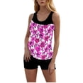 thumbnail image 4 of Lovzfmll Tankini Set for Women, Printed Top and Boy Shorts, Conservative High Waisted Bathing Suit for Full Coverage Swim, 4 of 8