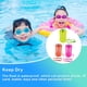 thumbnail image 4 of Bolsa de natación Sonducket Anillo de boya inflable PVC Rosa roja, 4 of 6