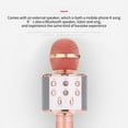 thumbnail image 5 of WS858 Mobile Phone Karaoke Microphone Wireless Bluetooth Capacitor Microphone Audio rose Red Karaoke microphone, 5 of 5