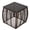 Black Gold, variant on Kinbor Outdoor Wicker Side Table – Roud Patio End Table with Tempered Glass Top, Rubber Suction Pads & Storage Shelf, All-Weather Rattan Coffee Table for Balcony, Porch, Deck, Garden, Easy Assembly