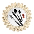 thumbnail image 5 of 12pcs Placemats Woven Rattan Table Mats Set for Restaurant Dining Table Non-Slip, 5 of 14
