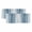 Haze blue, variant on Valances for Windows, Blue Ombre Stripe Kitchen Curtains Valances 2 Pack for Living Room Bedroom Bathroom, Farmhouse Simple Striped Light Filtering Curtains Rod Pocket Valance 42"x12"