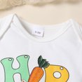 thumbnail image 5 of Tkrady Baby Outfits for Girl Easter New Short Sleeve Letter Graphic Tops Shorts Outfits Set, Sizes 0-18 Months, 5 of 7