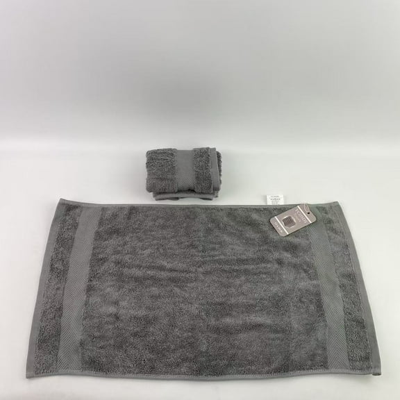 YCJJSDS Towels, cotton towel set -100% cotton, soft fingertip towel (gray)