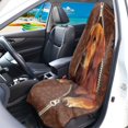 thumbnail image 3 of Uourmeti Front Seat Towel Cover Machine Washable Microfiber, Compatible with Van Truck Seat, for Cars Trucks SUVs, Golden Retriever Design, 3 of 7