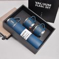 thumbnail image 2 of Set de regalo de acero inoxidable de 750ml, botella termo de estilo empresarial para oficina, termo con aislamiento térmico de agua caliente para exteriores, termo para pareja Cu-AM, 2 of 4