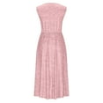 thumbnail image 4 of Ixbnca Robe Maxi pour Femmes Grande Taille, Robe Débardeur à Col en V, Décontractée, Sans Manches, Robe d'Été avec Poches, 4 of 6