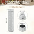 thumbnail image 2 of Uxcell 2 Pack Aluminum Alloy Bike Pegs Anti-Skid Fit 3/8 inch with Thin Line Silver, 2 of 7