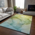 thumbnail image 6 of Addison Rugs Mayfield Washable Transitional Watercolors Green Rectangle Rug, 8' x 10', 6 of 6