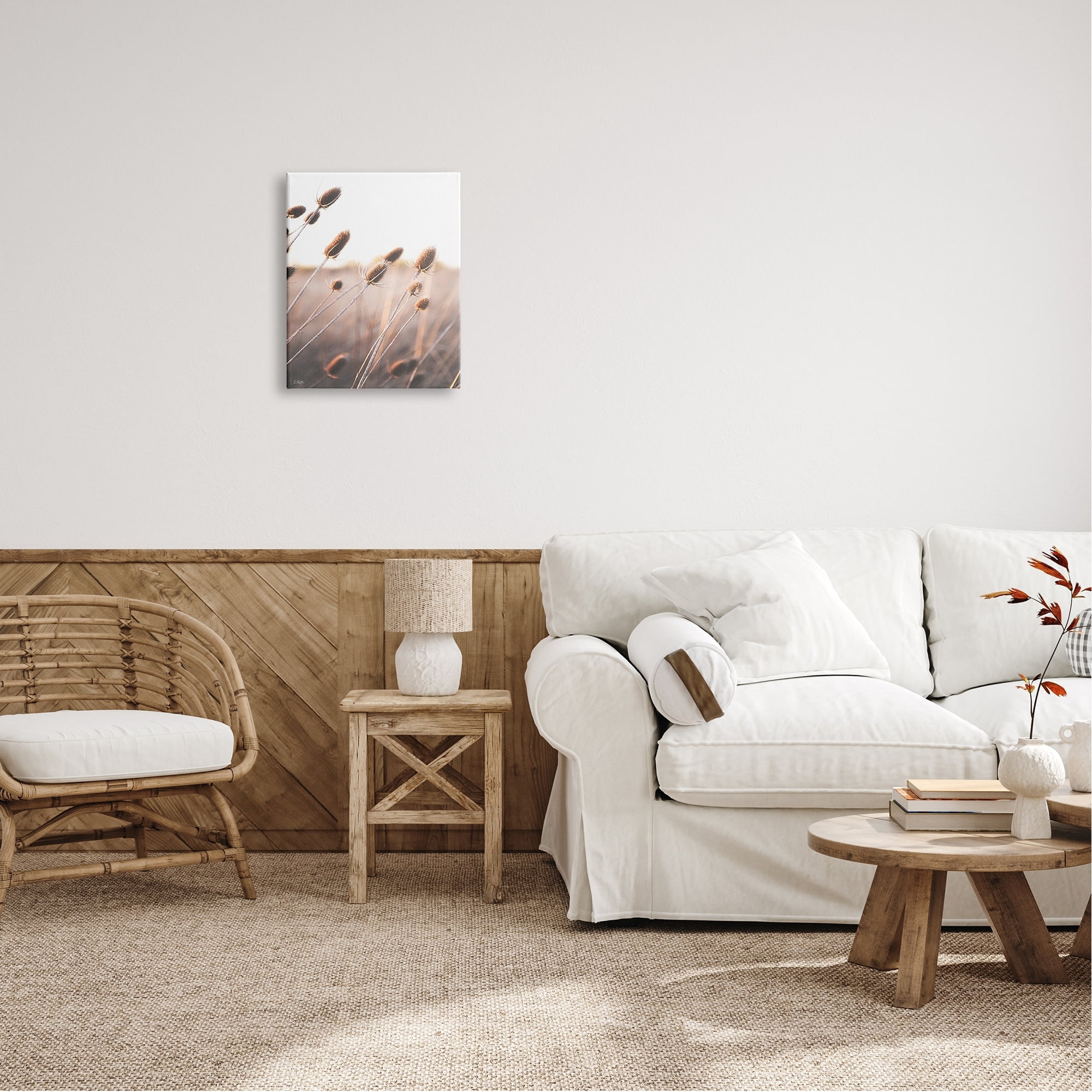 Stupell Industries Tranquil Plant Buds Sprouts Country Meadow Grass Canvas Wall Art, 30 x 40, Design by Donnie Quillen